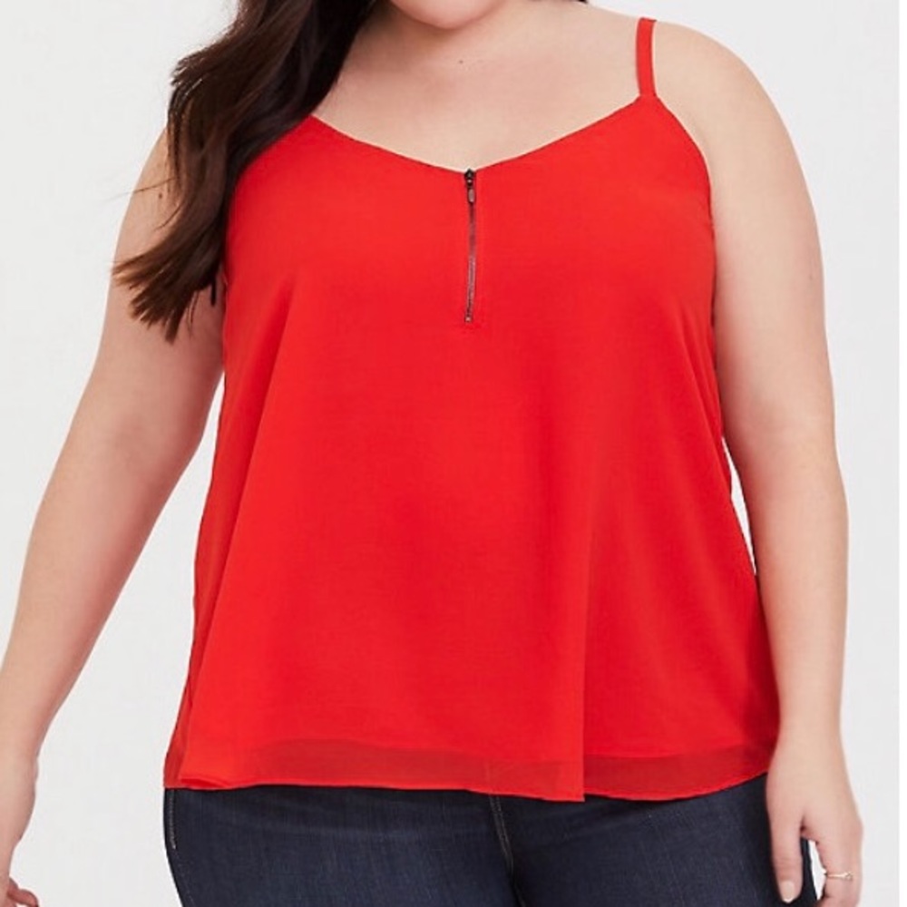 Torrid red cami tank